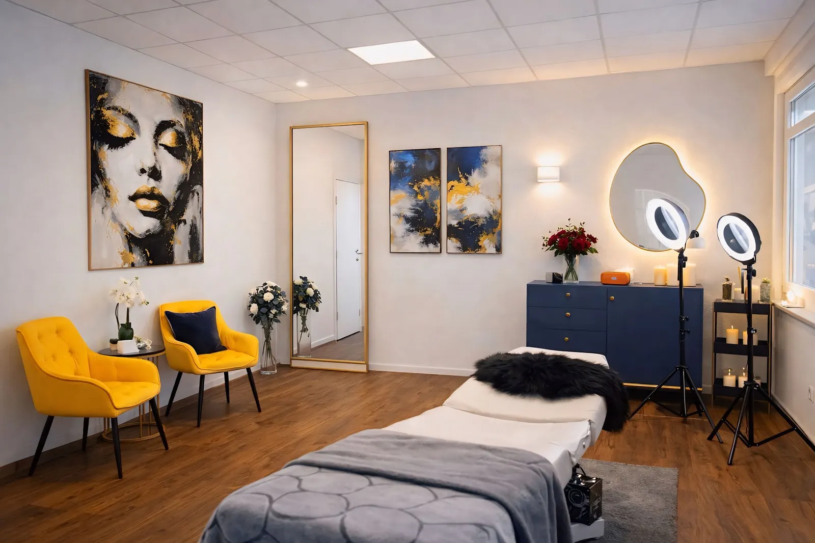 Behandlungsraum im Kiana Beauty Studio