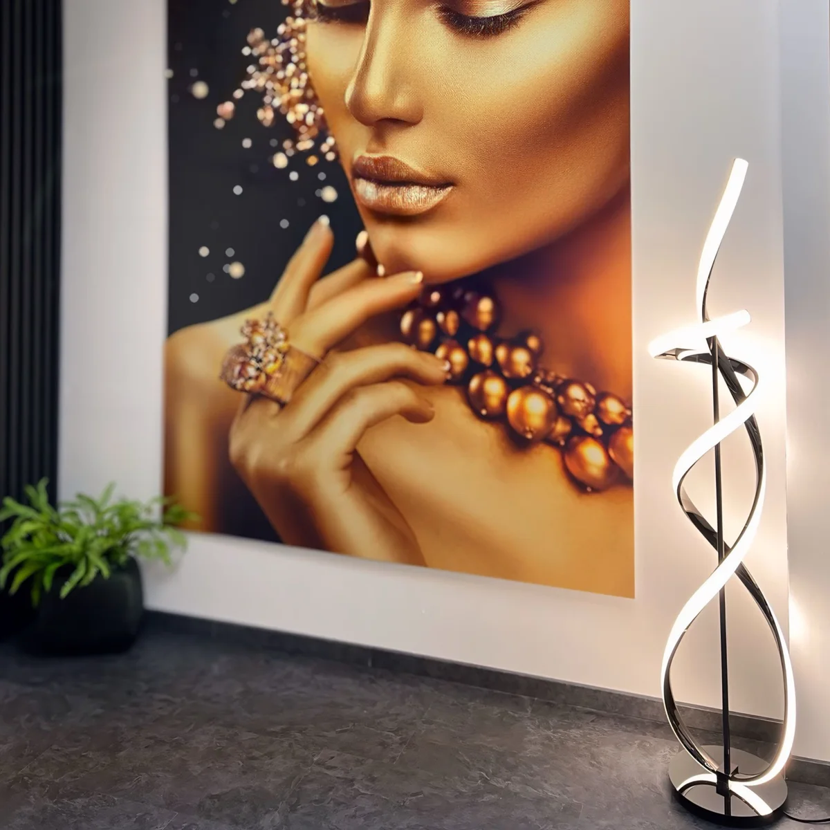 Wandbild im Kiana Beauty Studio